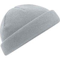Beechfield Men's Fisherman Beanie in Light Grey