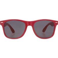 Bullet Men's Sun Ray RPET Sunglasses in Red