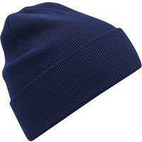 Beechfield Men's Original Cuffed Cotton Beanie in Navy