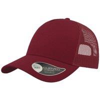 Atlantis Men's Rapper Cotton 5 Panel Trucker Cap in Burgundy