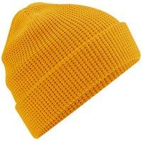 Beechfield Men's Waffle Cotton Beanie in Mustard