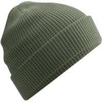 Beechfield Men's Waffle Cotton Beanie in Dark Olive