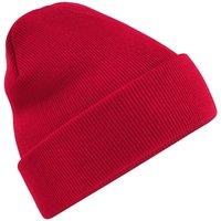 Beechfield Men's Original Cuffed Beanie in Red