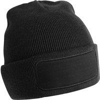 Beechfield Men's Original Patchwork Beanie in Black
