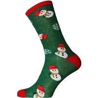 RJM Men's Christmas Socks in Green | Size: 7-11