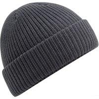 Beechfield Men's Elements Water Repellent Beanie in Dark Grey