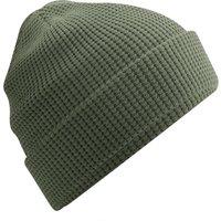 Beechfield Men's Waffle Cotton Beanie in Dark Olive