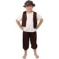 I Love Fancy Dress Men's Poor Tudor Costume in Brown | Size: Large