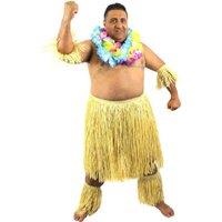 I Love Fancy Dress Men's Zulu Warrior Costume in Beige | Size: Medium