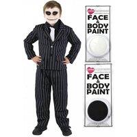 I Love Fancy Dress Men's Nightmare Mr Jack Costume in Black | Size: Large