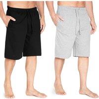CityComfort Men's 2 Pack Pyjama Shorts | Size: XL