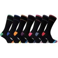 Sock Snob Men's 7 Pack Days Of The Week Novelty Cotton Socks in Black | Size: 6-11