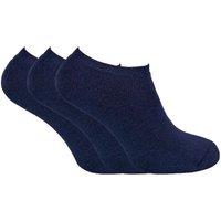 Sock Snob Men's 3 Pack Thick Cushioned Low Cut Ankle Thermal Socks in Navy | Size: 6-11