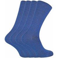 Sock Snob Men's 4 Pack Bamboo Crew Dress Socks in Blue | Size: 7-11
