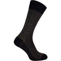Sock Snob Men's 1 Pack Luxury Breathable Bamboo Suit Dress Socks in Jet Black | Size: 6-11