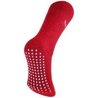 THMO Men's Thermal Indoor Slipper Socks with Grips in Burgundy | Size: 6-11