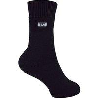 THMO Men's 1 Pack Thermal Socks for Winter in Black | Size: 9-12