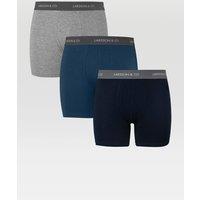 Larsson & Co Men's 3 Pack Boxers With Taping | Size: XL