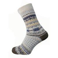 Joya Socks Men's Soft Wool Blend Scandi Socks Grey | Size: 7-11