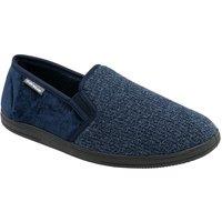 Dunlop Men's 'Forrest' Full Shoe Slippers in Navy | Size: 9