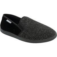 Dunlop Men's 'Forrest' Full Shoe Slippers in Charcoal | Size: 12