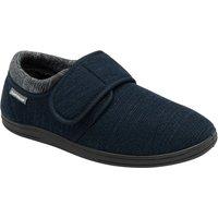 Dunlop Men's Navy 'Roman' Full Shoe Slippers | Size: 10