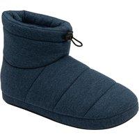 Dunlop Men's 'Reed' Textile Boot Slippers in Navy | Size: 9