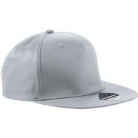 Beechfield Men's 5 Panel Retro Rapper Cap in Light Grey