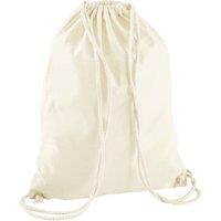 Westford Mill Men's Cotton Drawstring Bag in Natural