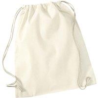 Westford Mill Men's Cotton Drawstring Bag in Natural