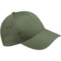 Beechfield Men's Ultimate 5 Panel Baseball Cap in Dark Olive
