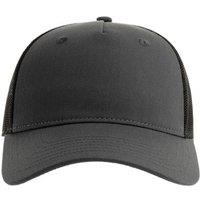 Atlantis Men's Zion 6 Panel Trucker Cap in Dark Grey