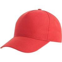 Atlantis Men's Recy Five Polyester Baseball Cap in Red