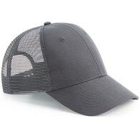 Beechfield Men's Snapback Cap in Mid Grey