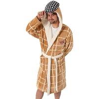 Only Fools and Horses Men's Hooded Bathrobe | Beige | Official Merch | Size: 2XL