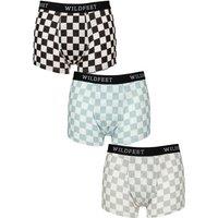 SOCKSHOP Wild Feet Men's Mens 3 Pack SOCKSHOP Wildfeet Patterned Trunks | Size: Medium