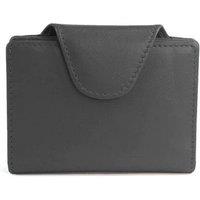 Eastern Counties Leather Men's Harmony Leather Card Holder in Dark Grey