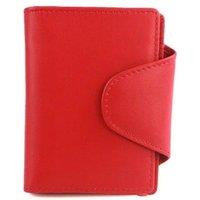 Eastern Counties Leather Men's Harmony Leather Card Holder in Red