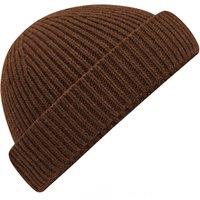 Beechfield Men's Harbour Beanie in Dark Brown