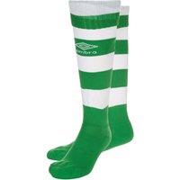 Umbro Men's Hooped Sock Leg in Green | Size: Large