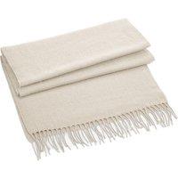 Beechfield Men's Classic Woven Scarf in Light Beige