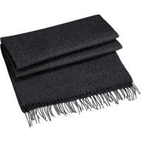 Beechfield Men's Classic Woven Scarf in Charcoal