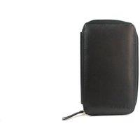 Eastern Counties Leather Men's Kendra Travel Leather Wallet in Black