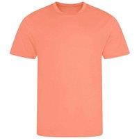 AWDis Cool Men's Plain Burnt Orange T-Shirt in Peach | Size: Large
