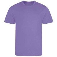 AWDis Cool Men's Plain Burnt Orange T-Shirt in Lavender | Size: Large
