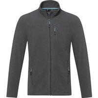 Elevate NXT Men's Amber Full Zip Fleece Jacket in Grey | Size: XL