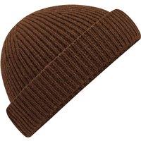 Beechfield Men's Harbour Fisherman Beanie in Brown