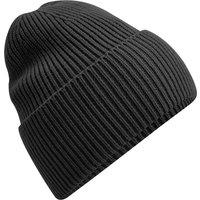 Beechfield Men's Cuffed Oversized Beanie in Charcoal