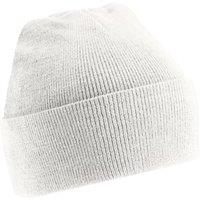 Beechfield Men's Soft Feel Knitted Winter Hat in Off-White