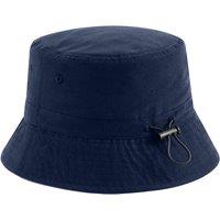 Beechfield Men's Polyester Bucket Hat in Mid Navy | Size: Large/XL